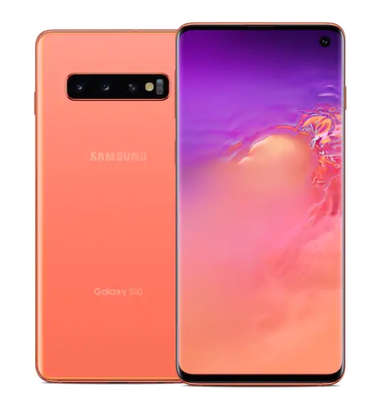 buy Cell Phone Samsung Galaxy S10 SM-G973U 128GB - Flamingo Pink - click for details